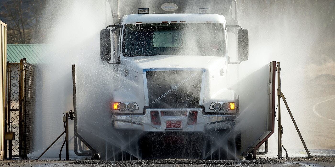 Photo environmental initiative wheel wash